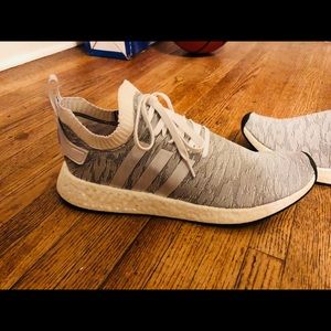 NMD_R2 Primeknit Shoes; White